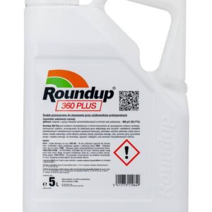 ROUNDUP 360 SL PLUS 5L HERBICYD TOTALNY